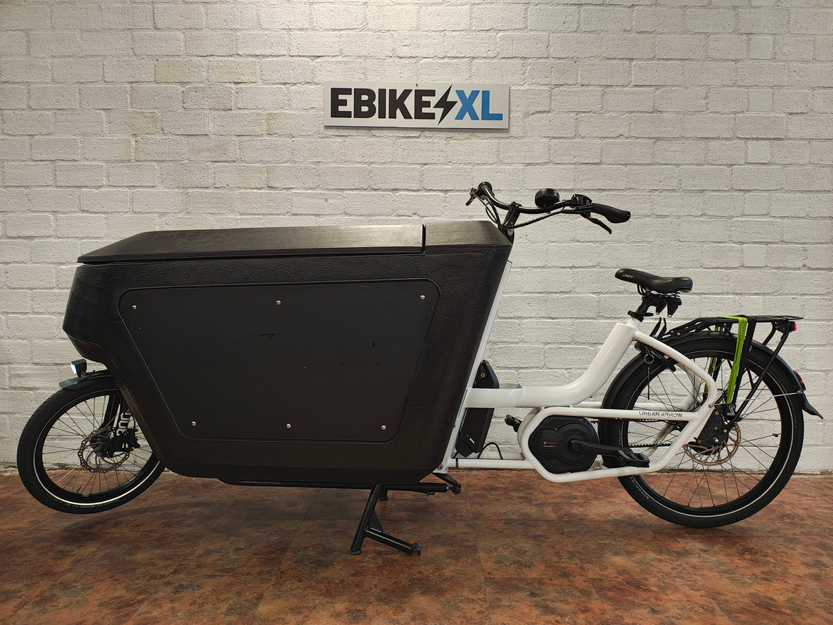 Urban Arrow Cargo Dockr Bosch Performance Line Middenmotor 500Wh Belt-Drive, tweedehands, elektrische fiets, zijaanzicht