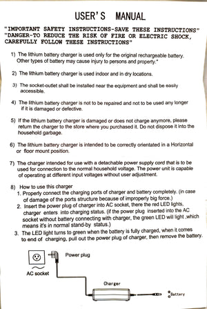 Oplader voor Bosch Accu's (4A Charger)